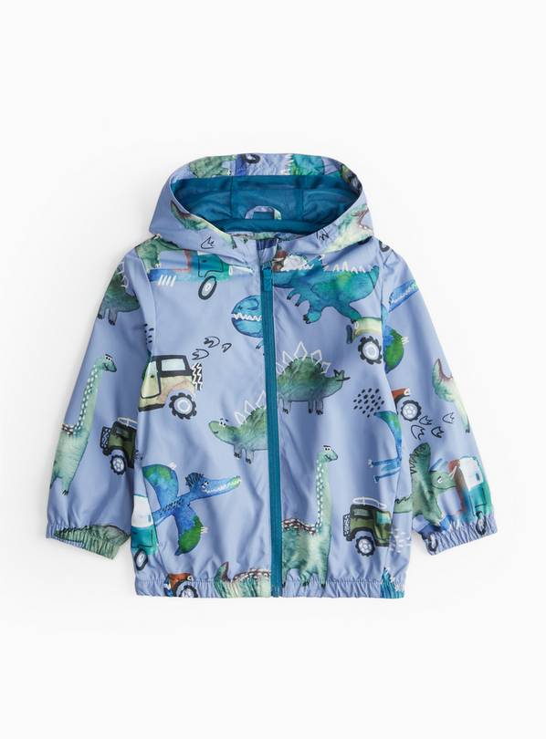 Blue Dino Animal Print Mac 1-2 years